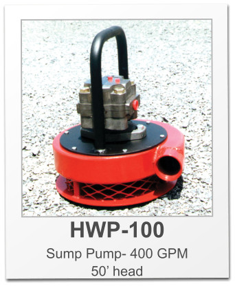 HWP-100 Sump Pump- 400 GPM  50’ head